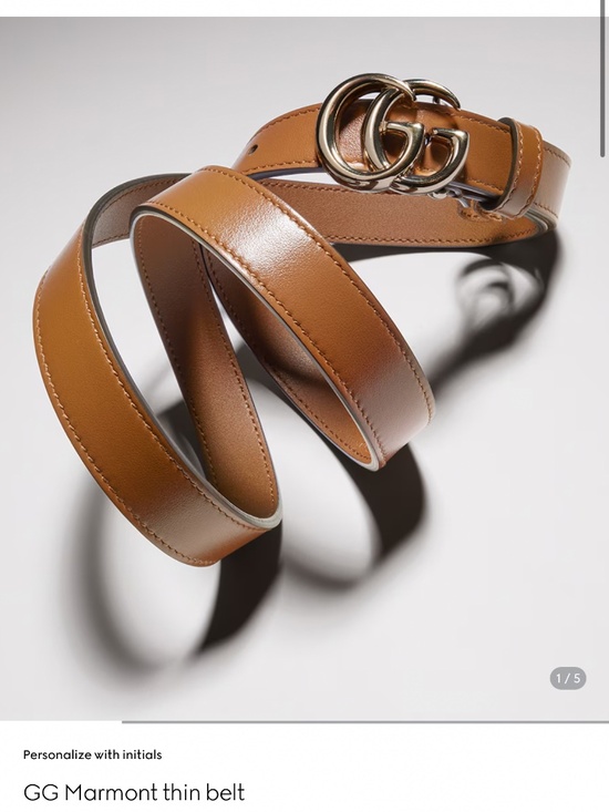 Gucci Accessories - Gucci belt- brand new marking thin belt- $340 OBO size 80